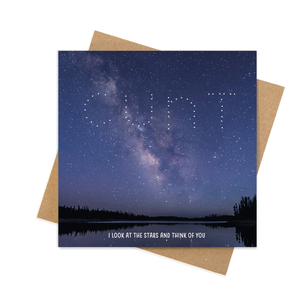 I Look at the Stars and Think of You – Funny Rude Card
