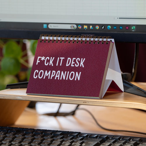 F*ck It Desk Companion – Funny Flip Book for the Office