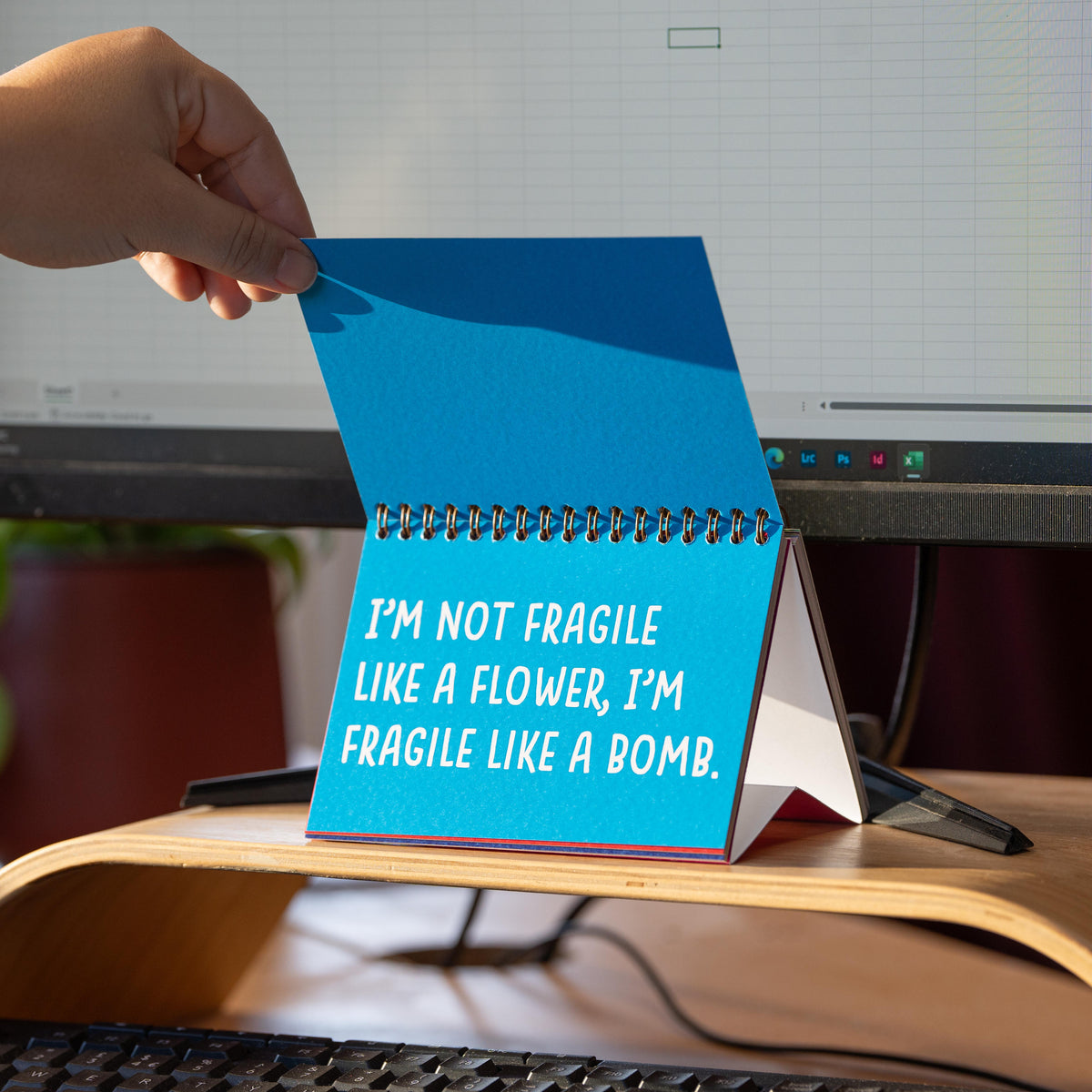 F*ck It Desk Companion – Funny Flip Book for the Office