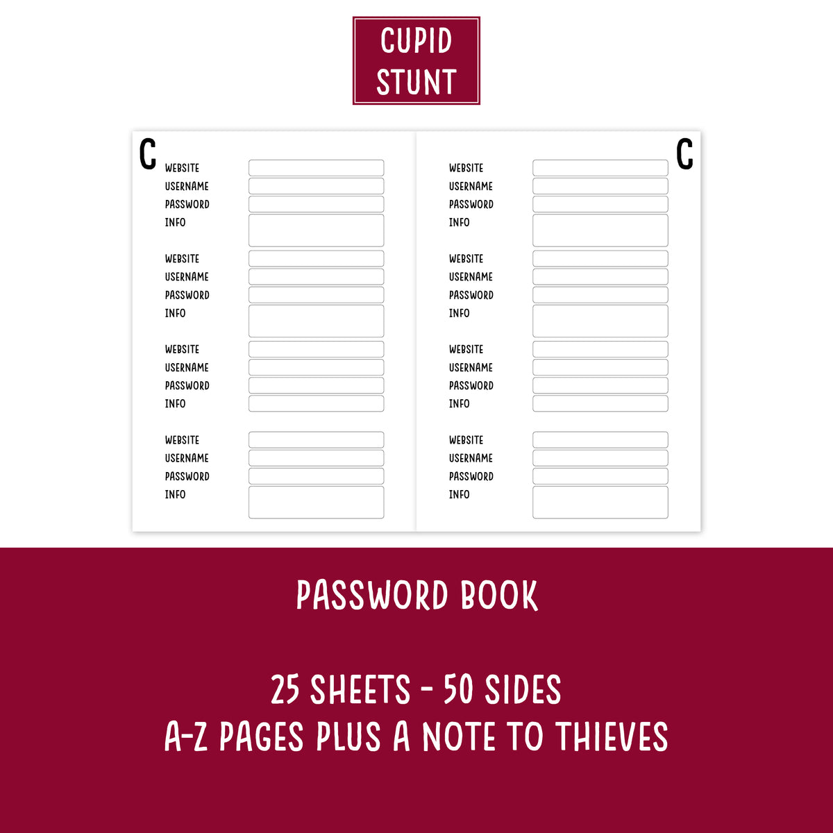 What the Actual Fuck Is My Password – Funny Password Notebook